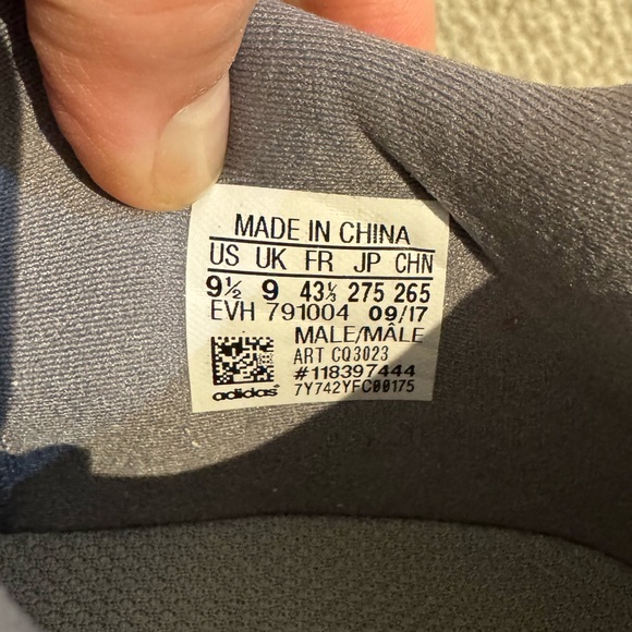 Adidas prophere Grey solar red shoes 9.5 - Picture 5 of 5